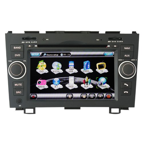 For 2007-2010 Honda CR-V In-Dash DVD Player Navigation System with 7