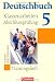 Bücher : Deutschbuch - Realschule Baden-Württemberg: Band 5: 9. Schuljahr - Klassenarbeiten, Abschlussprüfung: Trainingsheft mit Lösungen
