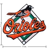 Baltimore Orioles Logo Emrbroidered Iron on Patches From Thailand