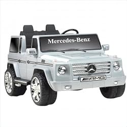 National Products Limited 0592 Mercedes Benz G55 AMG Two Seater In Silver ( 12V )