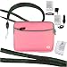 5 in 1 Bundle for Amazon Kindle Includes: Pink Carrying Case, Car Charger, Travel Charger, Courage*Wisdom Neck Strap, and Screen Guard