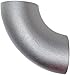 Merit Brass-NC01401 Stainless Steel 304/304L Pipe Fitting, Long Radius 90 Degree Elbow, Butt-Weld, Schedule 10, 1-1/4