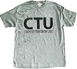 24 Twenty Four CTU Counter Terrorism Unit Gray T-Shirt