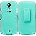 Studio 6.0 HD Case, SOGA® [Holster Combo Series] Slim Hard Armor Case with Kickstand and Swivel Belt Clip for BLU Studio 6.0 HD D650A (NOT Compatible With BLU STUDIO 6.0 LTE) - Teal