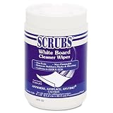 ITW Dymon Products - ITW Dymon - ERASE-it-ALL White Board Cleaner Wipes, Cloth, 8 x 6, White, 120/Canister - Sold As 1 Each - Clean white boards in one quick and easy step. - Low alcohol formula. - Great for removing ghosting, greases, stubborn marks, sta