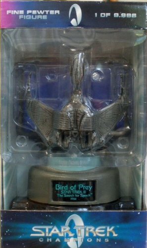 1998 Star Trek Champions: Klingon Bird of Prey (Pewter) - Limited Edition