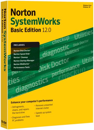 Norton SystemWorks Basic Edition V12, 1 User (PC CD)