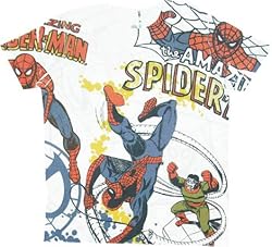 Spider-man Spidey Sublimation White T-shirt Tee