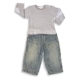 Mish Mish - Infant Baby Boys Long Sleeved Pant Set, Lt. Blue, Grey