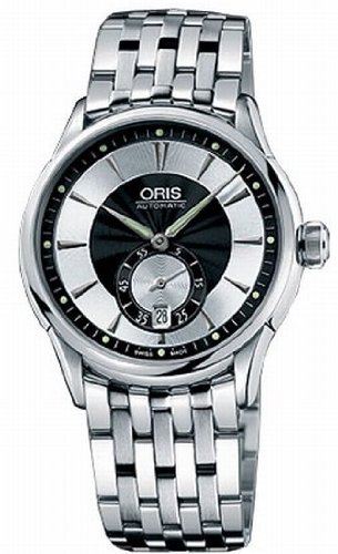 Oris Men's 623 7582 4054MB Artelier Small Second and Date Watch