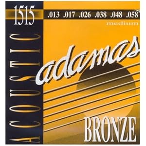 Adamas Acoustic Guitar Strings Bronze Medium 13-58 by