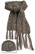Handmade Scarf and Hat Set - Mocha Poupourri (100% Knitted By Hand) Handmade Scarf and Hat Set - Mocha Poupourri (100% Knitted By Hand)