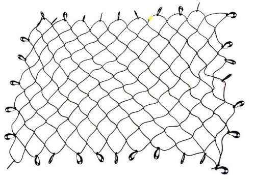 Super-Duty JUMBO Cargo Net with 32 Hooks - 6' x 8' - Stretches to 10' x 14'!