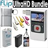 Flip Video U2120W Ultrahd 120 Minute Digital Camcorder in White With 8GB Memory + Accessory Kit