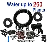 Deluxe Drip Irrigation Kit for Vegetable Gardens