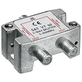 SAT Verteiler 2-fach 5-2450 MHz - digital-tauglichvon "Wentronic"