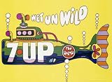 7 UP Wet and Wild Submarine Poster Art Print Poster By unknown, 18