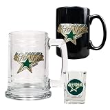 Dallas Stars 15 Oz. Tankard, 15 Oz. Ceramic Mug & 2 Oz. Shot Glass NHL Gift Set