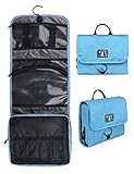 BAGSMART-Hanging-Travel-Toiletry-Bag-Cosmetic-Carryon-Case-Folding-Makeup-Organizer-with-Breathable-Mesh-Pockets