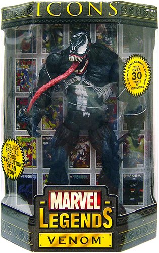 51ukpQcbtiL MARVEL LEGENDS ICONS VENOM COLLECTORS EDITION 12 ACTION FIGURE