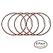 BlueCosto® (20-Pack-Multicolor) Ultra Tough Stainless Steel String Wire Luggage Tags Loops Key Rings 600034-F20