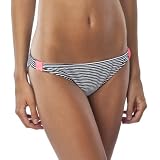 Xhilaration® Juniors Black/White Stripe Hipster Swim Bottom