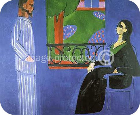 Artist Henri Matisse MOUSE PAD The Conversation