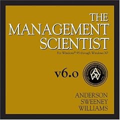 The Management Scientist, Version 6.0