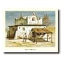 Mexican Desert Mission Spanish Landscape Picture Art Print