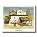 Mexican Desert Mission Spanish Landscape Picture Art Print
