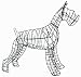 schnauzer42 - Schnauzer Topiary Frame 19 Made in USA Best