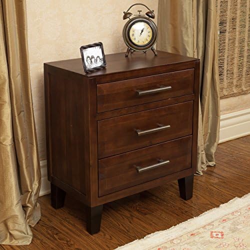 Glendora Brown Mahogany Three Drawer Dresser