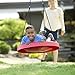 Super Spinner® Swing, FUN! Easy Install for Swing Set or Tree, Best Swing on the Planet! (Red)