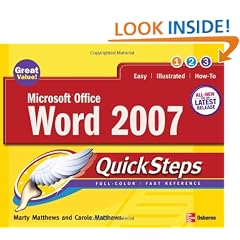 Microsoft Office Word 2007 QuickSteps (How to Do Everything)