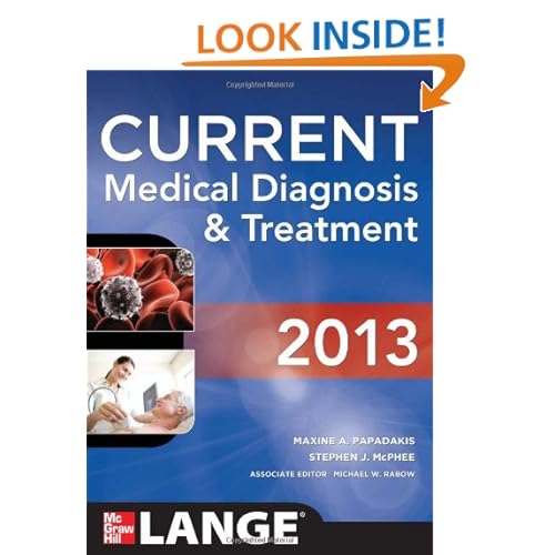 CURRENT Medical Diagnosis and Treatment 2013