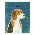 Beagle framed print - John Golden 12x15