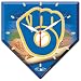 Milwaukee Brewers High Definition Plaque Clock