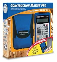 Calculated Industries 4065-AB1 Construction Master Pro Advanced Construction Math Calculator with Armadillo Case