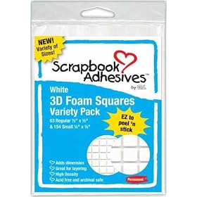scrapbooking foam squares