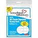 3L 3D Foam Squares Assortment, White