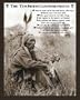 (16x20) Ten Indian Commandments Native American Sitting Art Poster Print