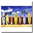 Surfboards Starting Line Up Prepasted Wall Border