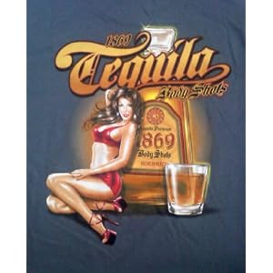 Buy 1869 Tequila Body Shots T-Shirt by 1869 Tequila