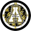 Appalachian State Mountaineers Suntime 12" Dimension Glass Crystal Wall Clock