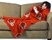 Cincinnati Bengals Youth Comfy Throw Blanket with Sleeves