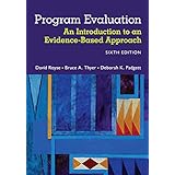 program evaluation an introduction to an evidence based approach
