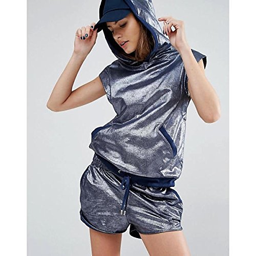 ファーストベース アウター パーカ＆スウェット First Base Metallic Hoodie Ink [並行輸入品]