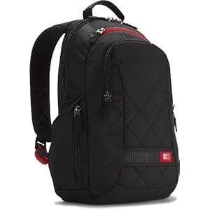 Case Logic DLBP-114 14-Inch PC and 13-Inch Macbook Laptop Backpack (Black)