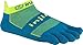 Injinji Run Original Weight No Show Xtralife Socks, Electric Blue, Medium