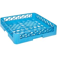 Carlisle RB14 OptiClean Open/Bowl Rack, Polypropylene, 20.88" Length, 20.88" Width, 4.00" Height, Blue (Case of 6)